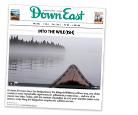 DownEast Magazine article about Allagash Canoe Trips