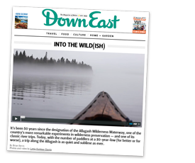 DownEast Magazine article about Allagash Canoe Trips