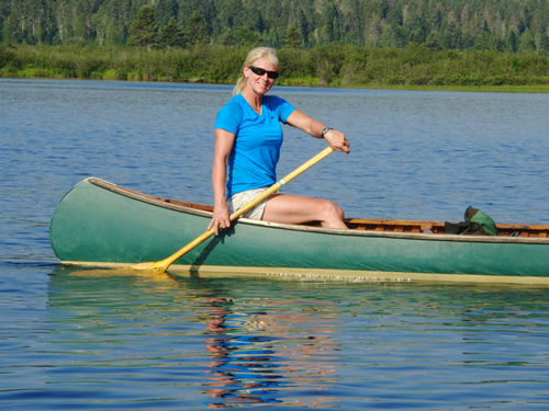 Lani Cochrane, Allagash Canoe Trips guide