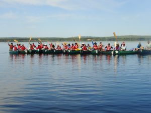 Allagash Canoe Trips large group