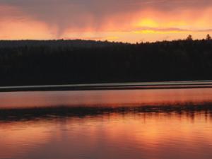 Sunset in the Allagash